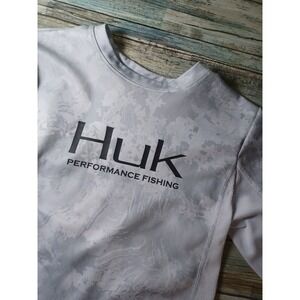 Huk Kids Yourth Small Performance Fishing Shirt Long Sleeve